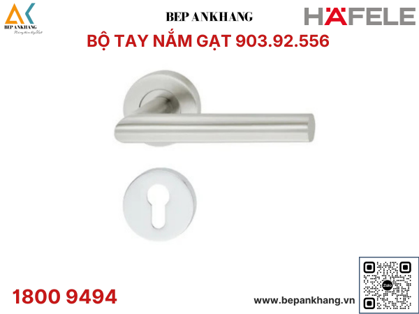 Tay nắm gạt có nắp che Hafele 903.92.556